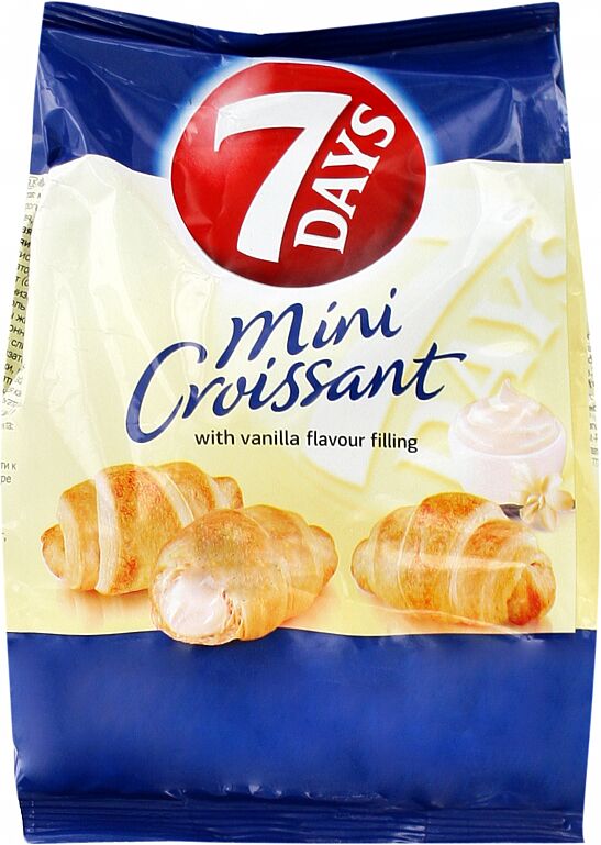 Mini croissant with vanilla filling "7 Days" 65g