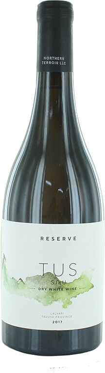 White wine "Tus Reserve"  0.75l