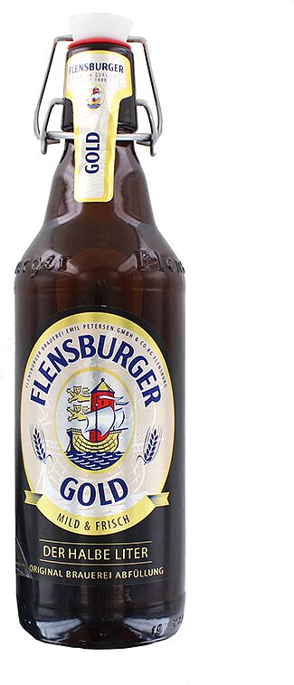 Пиво "Flensburger Gold" 0.5л