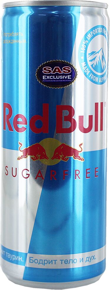 Энергетический газированный напиток "Red Bull" 0.25л  