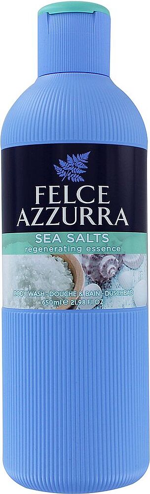 Shower gel "Felce Azzurra Sea Salts" 650ml
