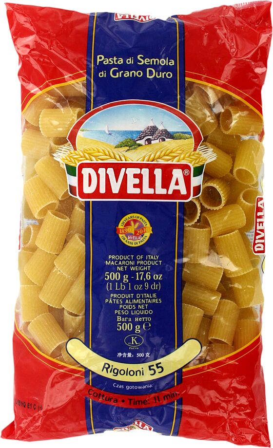 Pasta "Divella Rigoloni № 55" 500g