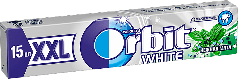 Chewing Gum "Orbit White XXL" 20.4g Spearmint