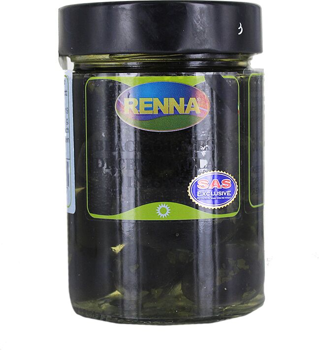Black olives with pit "Renna" 180g