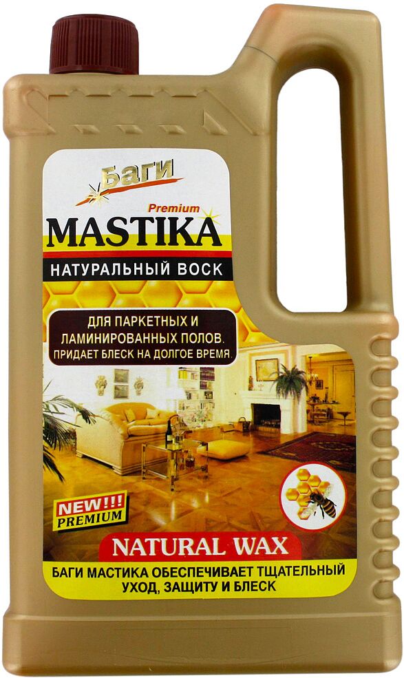 Floor cleaning natural wax ''Bagi Mastika'' 1l
