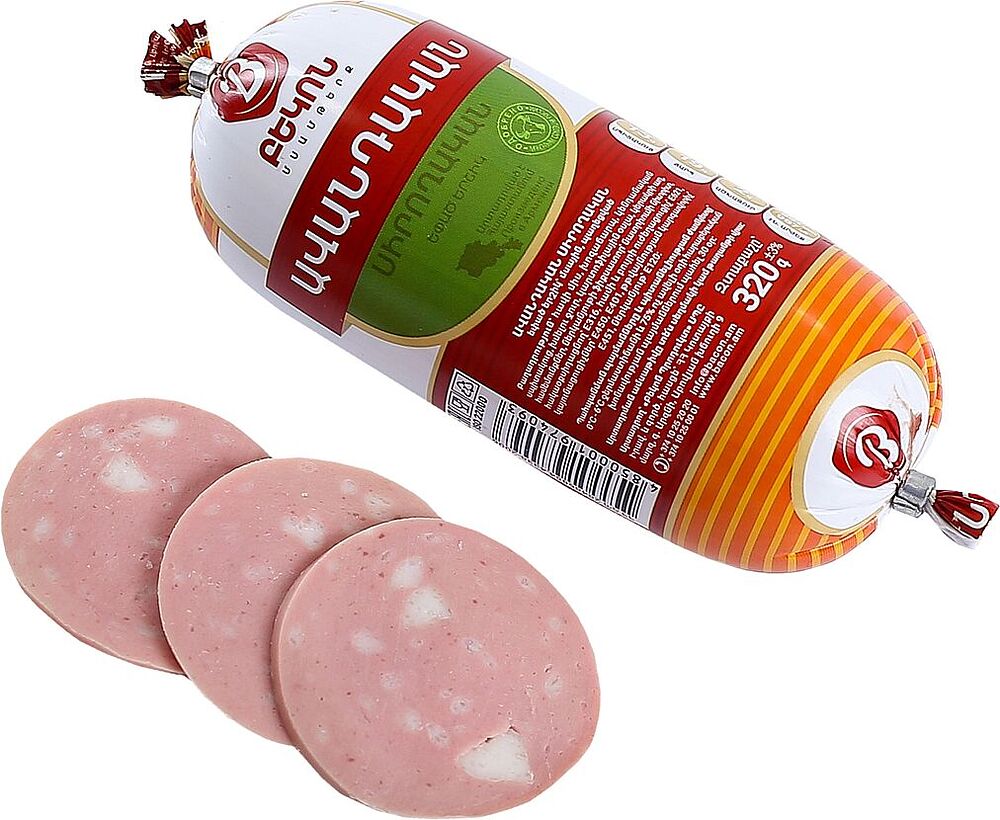 Amateur boiled sausage "Bacon Traditional" 320g
