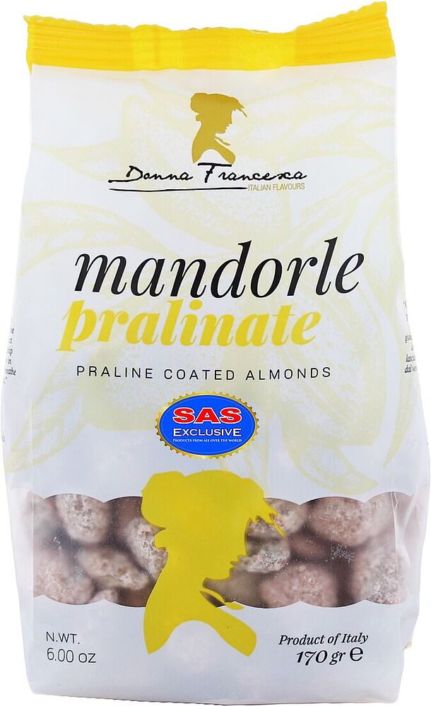 Almonds coated with praline "Donna Francesca" 170g
