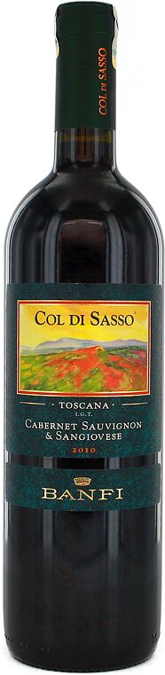 Вино красное "Col di Sasso Toscana Banfi" 0.75л 