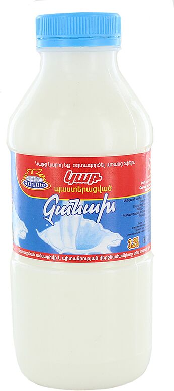 Молоко "Чанах'' 450мл, жирность: 3,2%