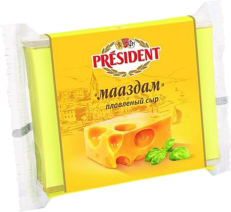  Плавленый  сыр "President Мааздам " 150г