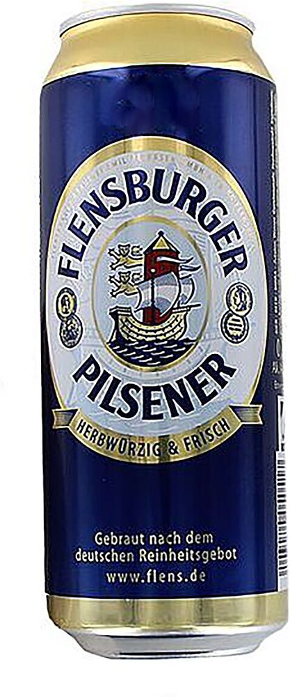 Beer "Herbwurzig & Frisch Flensburger Pilsener" 0.5l