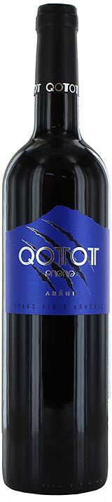 Вино красное "Qotot Areni" 0.75л
