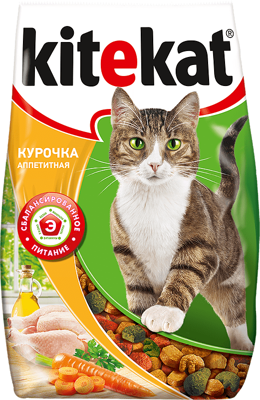 Корм для кошек "Kitekat" 400г Курица