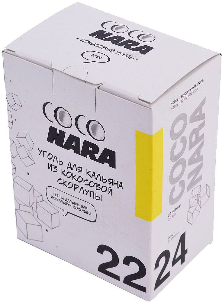 Уголь для кальяна "Coco Nara" 24 шт