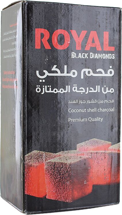 Уголь для кальяна "Royal Black Diamond" 72 шт
