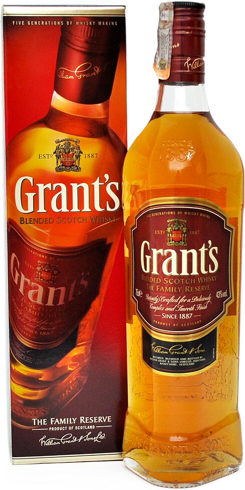 Whiskey "Grant's" 0.75l 