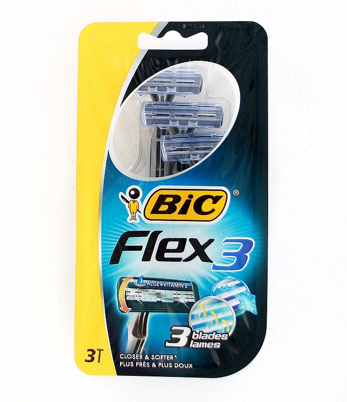 Shaving system "Bic Flex 3" 3pcs