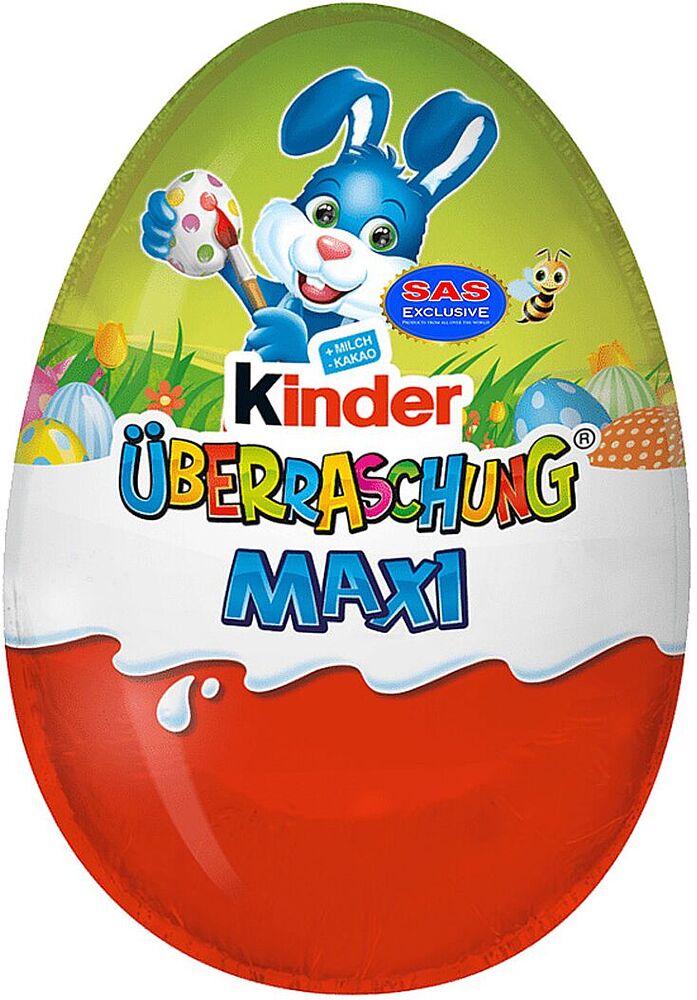 Шоколадное яйцо "Kinder Surprise Maxi" 100г