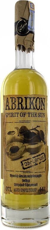 Apricot vodka "Abrikon"  0.7l
