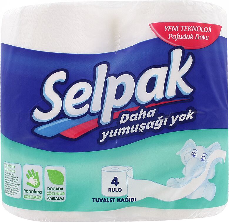 Туалетная бумага "Selpak" 4 шт