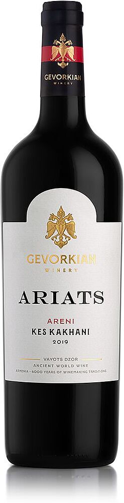 Red wine "Ariats"  0.75л