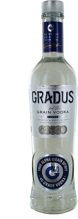 Vodka "Gradus Crystal Pure" 0.5l