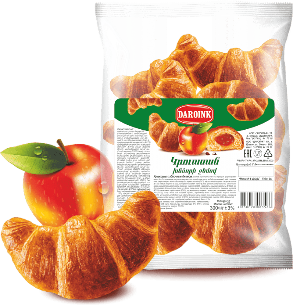Croissant apple jam "Daroink" 300g