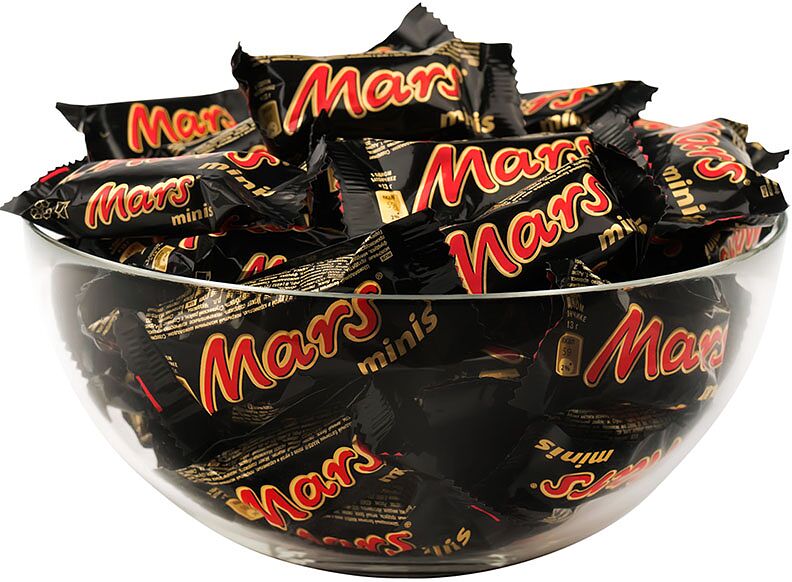 Шоколадный батончик "Mars Minis"
