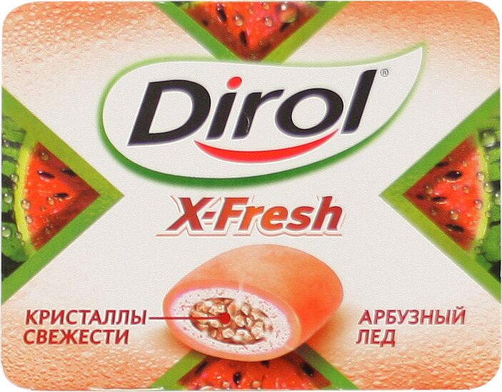 Жевательная резинка "Dirol X-Fresh" 18г Арбуз