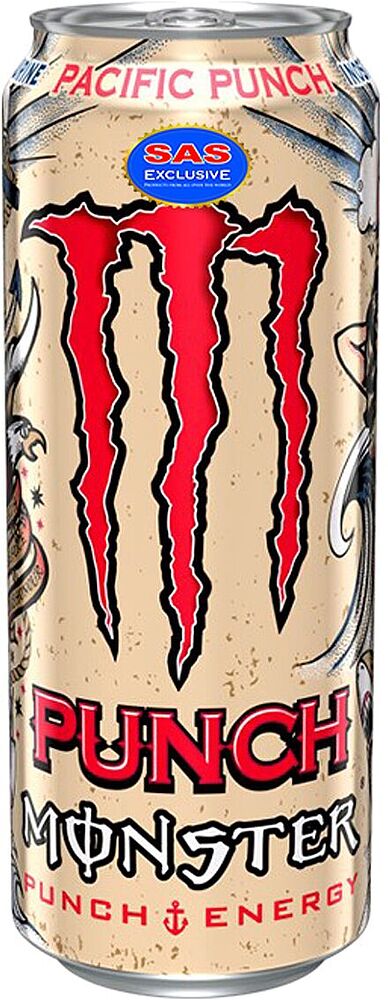 Energy carbonated drink "Monster Pacific Punch" 0.5 l