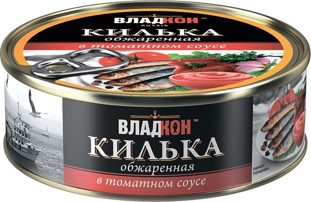 Sprat in tomato sauce "Vladkon" 240g
