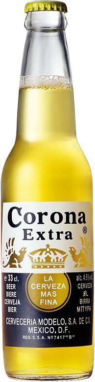 Пиво "Corona Extra" 0.33л 