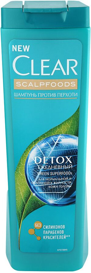 Shampoo "Clear Scalproods Detox" 400ml