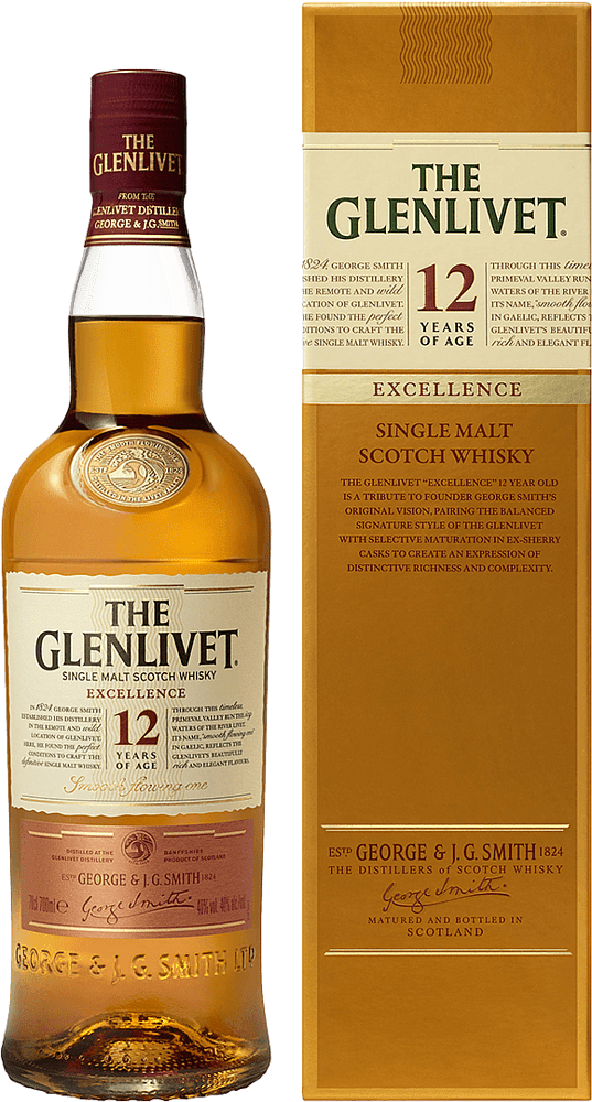 Виски "The Glenlivet 12" 0.7л