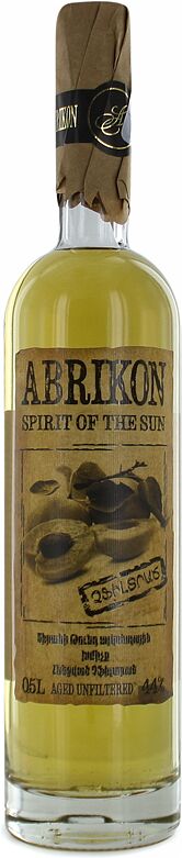 Apricot vodka "Abrikon"  0.5l