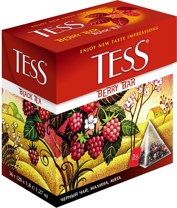 Black Tea  "Tess Berry Bar" 36g