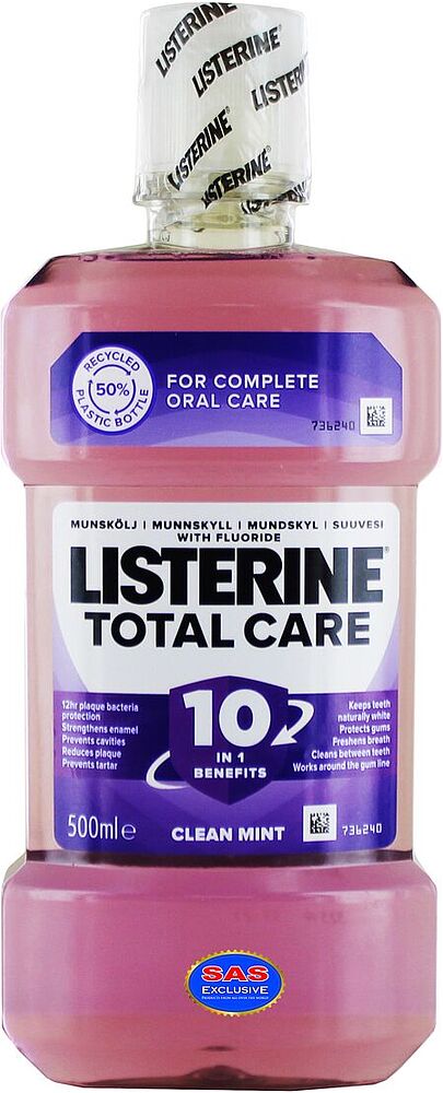 Բերանի խոռոչի ողողման հեղուկ «Listerine Total Care» 500մլ  