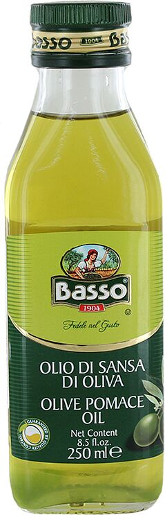 Масло оливковое "Basso" 250мл
