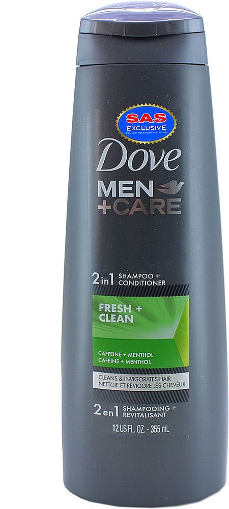 Shampoo-conditioner "Dove Men+Care" 355ml
