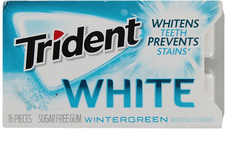 Chewing Gum "Trident White Wintergreen"  29g