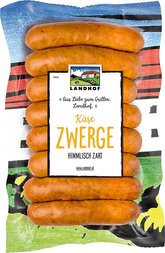 Сосиски с сыром "Landhof Kasezwerge" 250г 