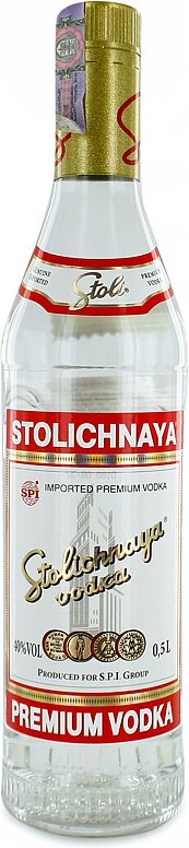 Օղի «Stolichnaya Premium» 0.5լ 