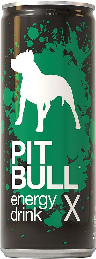 Energy carbonated drink "Pit Bull" 250ml