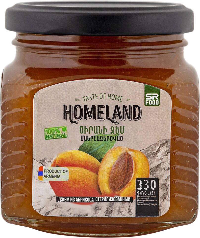 Jam "Homeland" 330g Apricot
