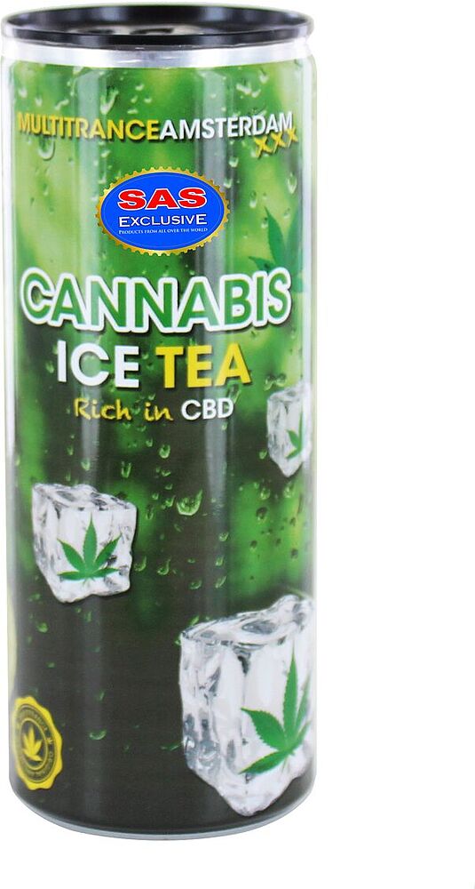 Սառը թեյ կանեփի և կիտրոնի «Cannabis» 250մլ 