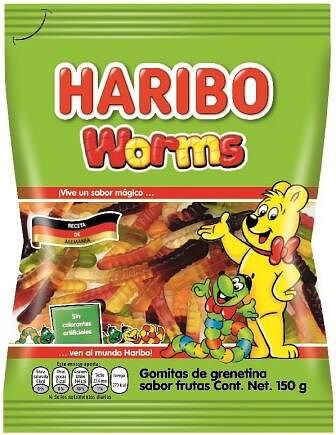 Конфеты желейные "Haribo Worms" 150г
