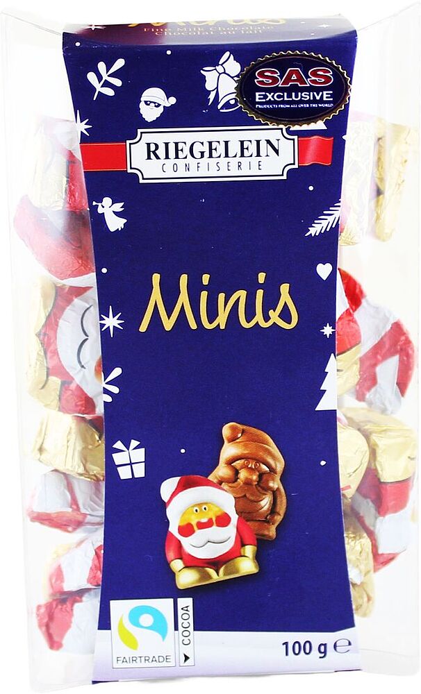 Шоколадные конфеты "Riegelein Minis" 100г