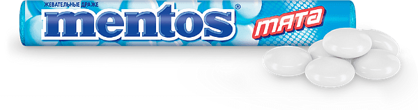 Chewing dragee "Mentos" 37.5g Mint