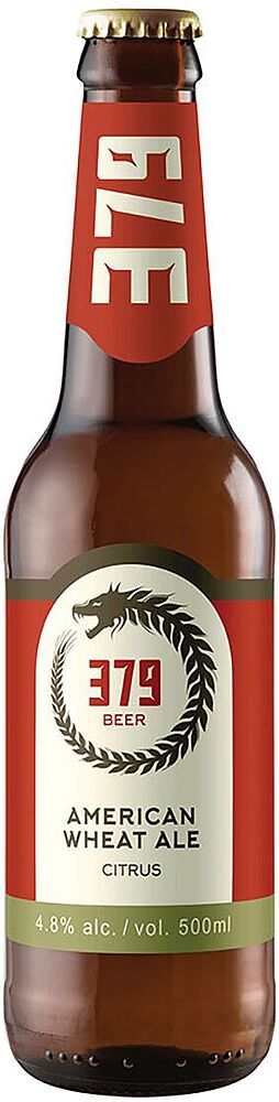 Beer "379 American Wheat Ale" 0.5l
