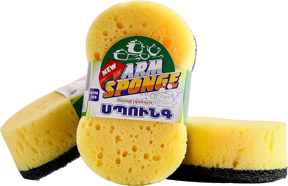 Губка для мытья посуды "Arm Sponge" 1 шт
